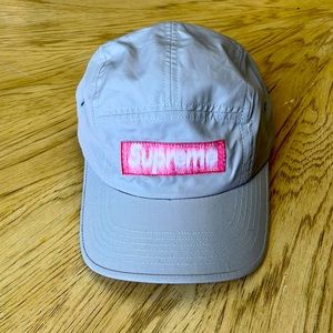 Supreme reverse label camp cap